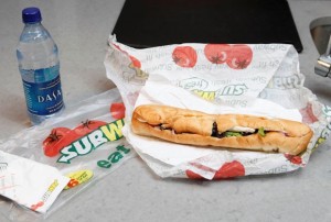 subway 17 centímetros sanduíche
