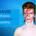 Pedro Bial mal consegue esperar para chamar David Bowie de "hero"
