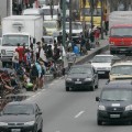 Um dos primeiros locais onde serão instalados telões será  a Avenida Brasil, onde funciona a cracolândia, que não tem vista para o Cristo