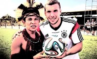 Podolski encanta mais um brasileiro