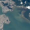 Nas imagens, é possível compreender o sistema de transporte coletivo da Grande Florianópolis